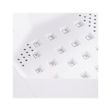 UV LED lampa Glow 112 s kovovou základňou 48W