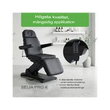 Elektrické ošetrovacie kreslo - Selia PRO 4 - čierne