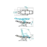 Elektrické ošetrovacie kreslo Azzurro 870 3 silné cappuccino