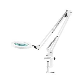 Zväčšovacia lampa na stôl GLOW 308 biela