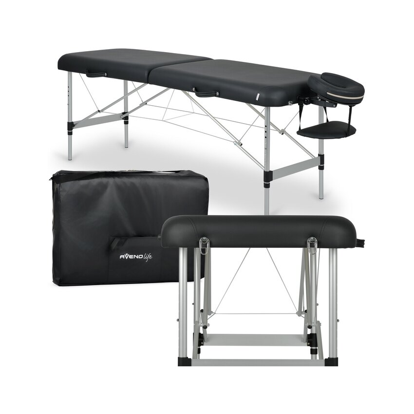 Prenosný masážny stôl Estetic Black Comfy Base K515 - 65 cm