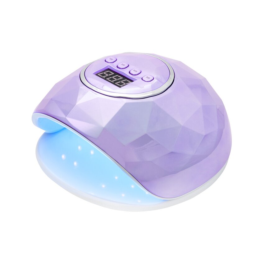 UV LED lampa lesklá 86W fialová perleťová