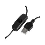 Žiarivka UV LED Snake na stôl, čierna
