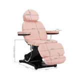 Elektrické ošetrovacie kreslo SILLON CLASSIC 3 motory ružové
