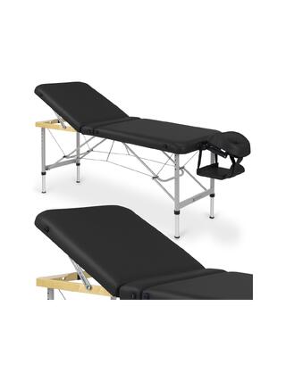 Masážny stôl hliníkový Aero Plus 60cm K015 čierny