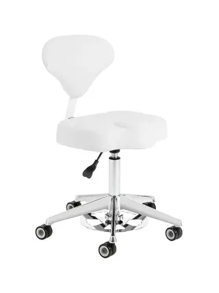Ergonomická pracovná stolička - Azzurro 156f - snehobiela
