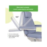 Kozmetické kreslo, elektrické Elara PRO 4 - fialové