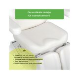 Kozmetické kreslo, elektrické Elara PRO 6P - biele