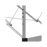Prenosný masážny stôl Estetic Black Comfy Base K515 - 65 cm
