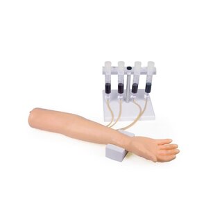 Model injekčného ramena pre intravenóznu injekciu a infúziu