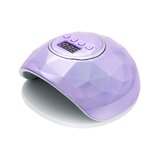 UV LED lampa lesklá 86W fialová perleťová