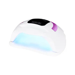 UV lampa na nechty nails Glow S1 168W - biela ružovo-zlatá