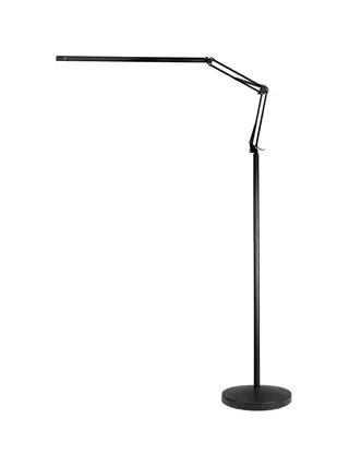 LED ošetrovacia lampa all4light mihalnice line 2 čierna so stojanom