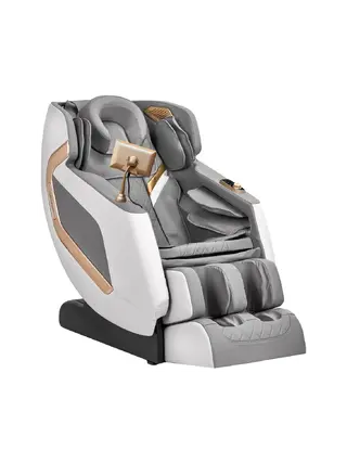 Masážne kreslo Sakura Classic 802A bielo-sivé