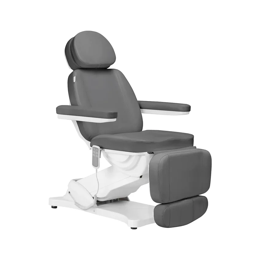 Elektrické kozmetické kreslo SILLON CLASSIC 3 motory sivé