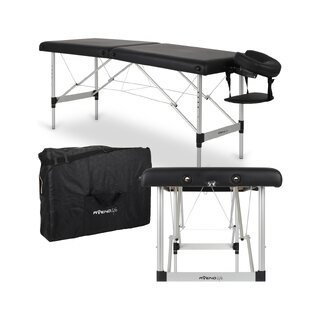 Prenosný masážny stôl Nina Comfy Base K515 čierny 60 cm