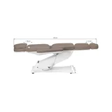 Elektrické ošetrovacie kreslo SILLON CLASSIC 3 motory - hnedé