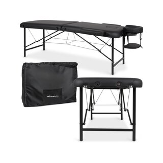 Prenosný masážny stôl Rico 60 cm - čierny
